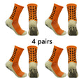 Meias Antiderrapantes para Futebol  - Pacote com 4 pares