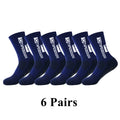 Meias Antiderrapantes para Futebol  - Pacote com 6 pares - TD