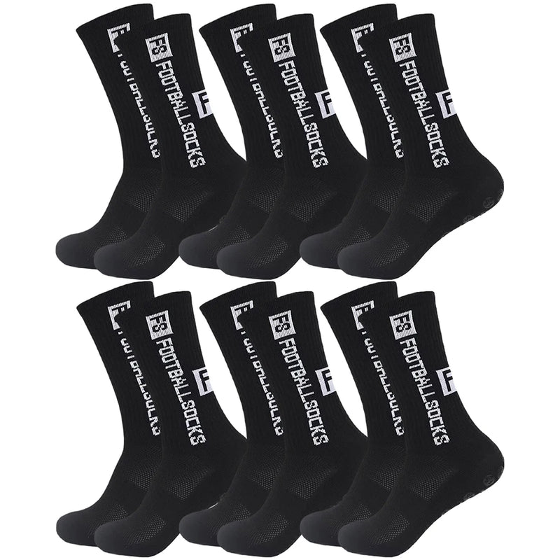 Meias Antiderrapantes para Futebol  - Pacote com 6 pares - FS