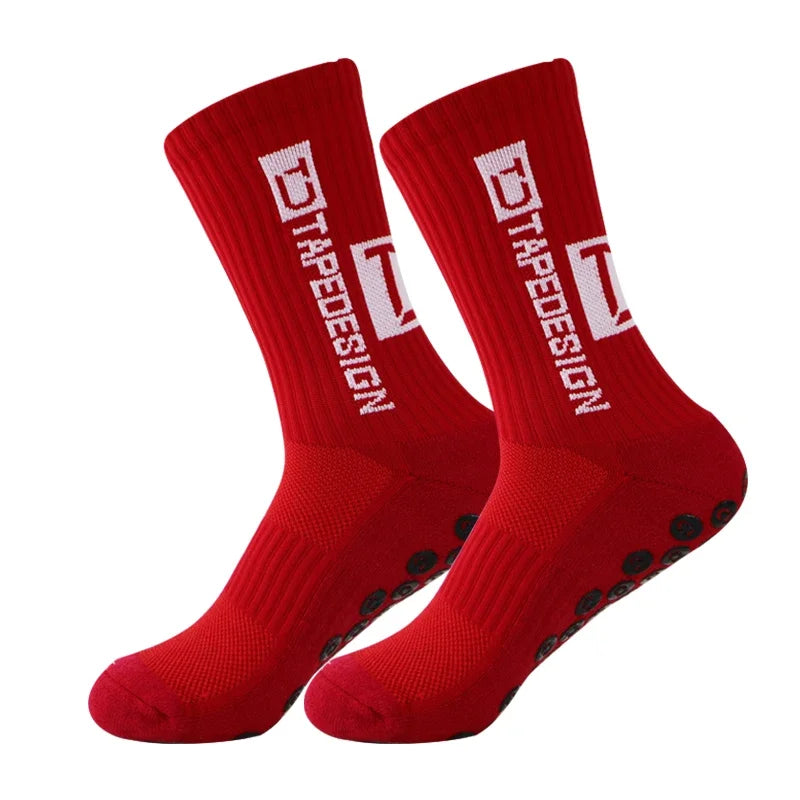Meias Antiderrapantes para Futebol  - Pacote com 6 pares - TD