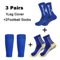 Combo Premium - 2 Pares de Meias com Grip Antiderrapante +  Meião Cano Alto (Sem Pé)
