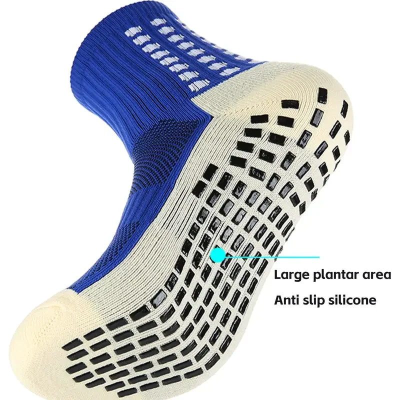 Combo Premium - 2 Pares de Meias com Grip Antiderrapante +  Meião Cano Alto (Sem Pé)