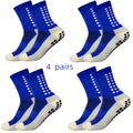 Meias Antiderrapantes para Futebol  - Pacote com 4 pares
