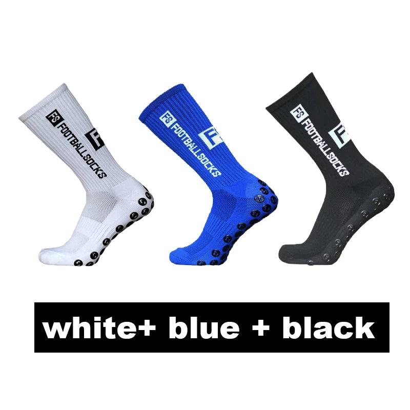 Meias Antiderrapantes para Futebol  - Pacote com 3 Pares ou Individual - FS