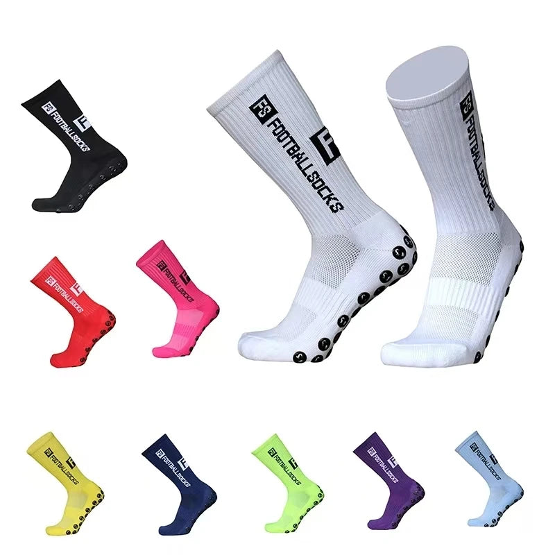 Meias Antiderrapantes para Futebol  - Pacote com 3 Pares ou Individual - FS