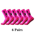 Meias Antiderrapantes para Futebol  - Pacote com 6 pares - TD