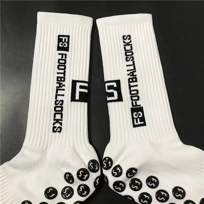 Meias Antiderrapantes para Futebol  - Pacote com 3 Pares ou Individual - FS
