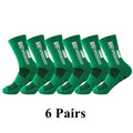 Meias Antiderrapantes para Futebol  - Pacote com 6 pares - TD