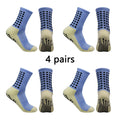 Meias Antiderrapantes para Futebol  - Pacote com 4 pares