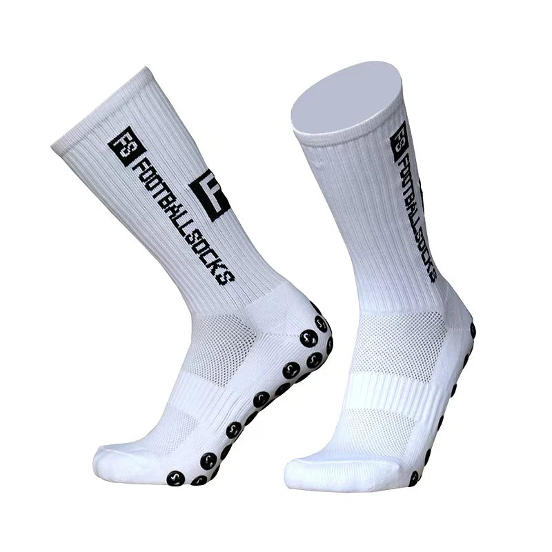 Meias Antiderrapantes para Futebol  - Pacote com 3 Pares ou Individual - FS