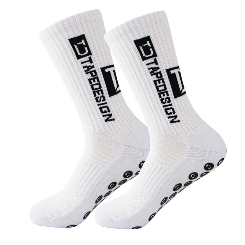 Meias Antiderrapantes para Futebol  - Pacote com 6 pares - TD