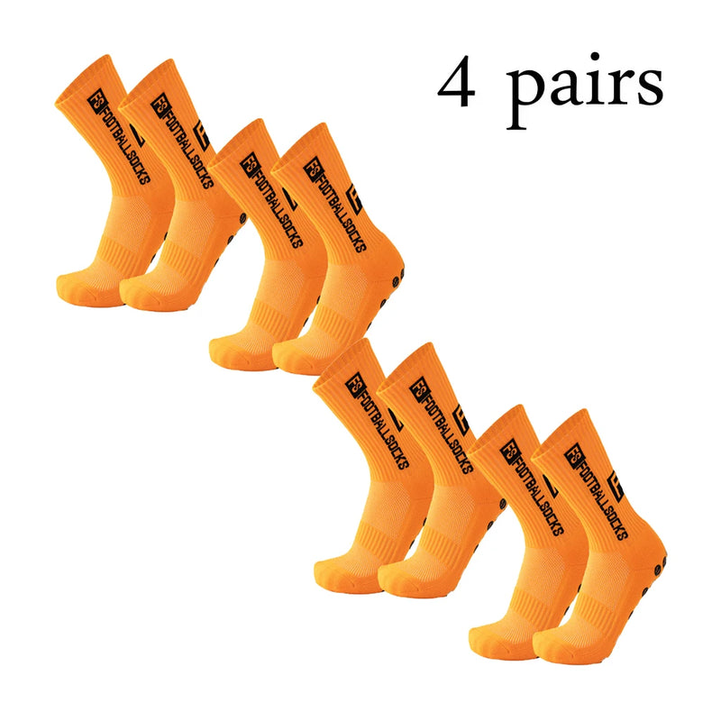 Meias Antiderrapantes para Futebol  - Pacote com 4 pares - FS