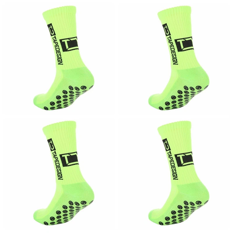 Meias Antiderrapantes para Futebol  - Pacote com 4 pares - TD